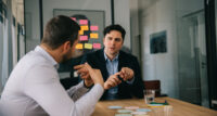 2 Personen in einem Coaching