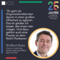 Ein Zitat aus dem Interview mit Wolfhart Pentz zum Jubiläum 25 Jahre Ausbildung Systemische Organisationsentwicklung am IOS.