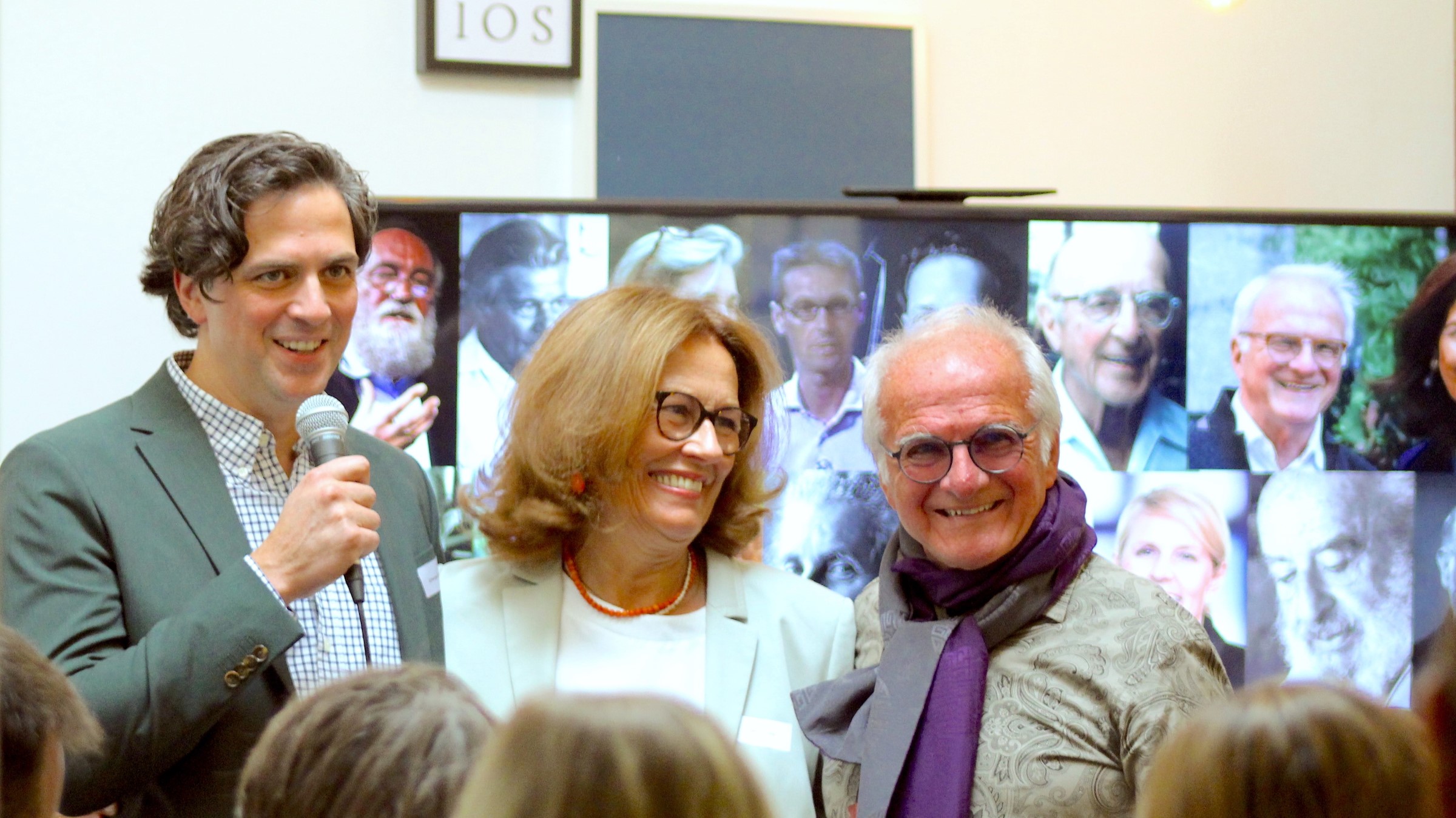 Vera Schley, Professor Schley und Johannes Schley beim IOS OE Jubiläum 2024